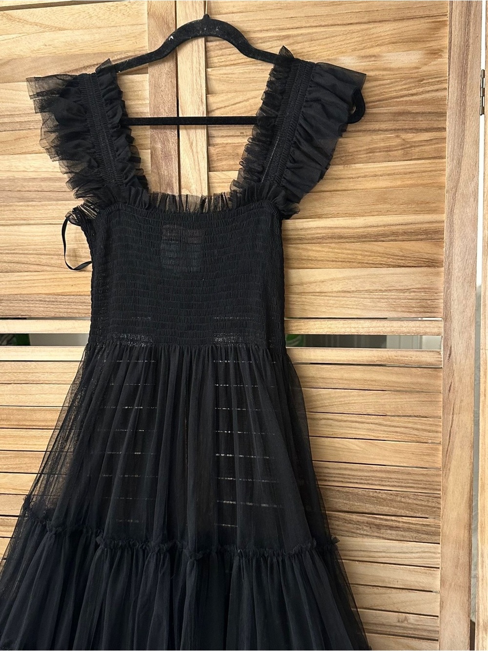 Hill House Collector's Edition The Tulle Ellie Nap Dress in black XS - Picture 10 of 11